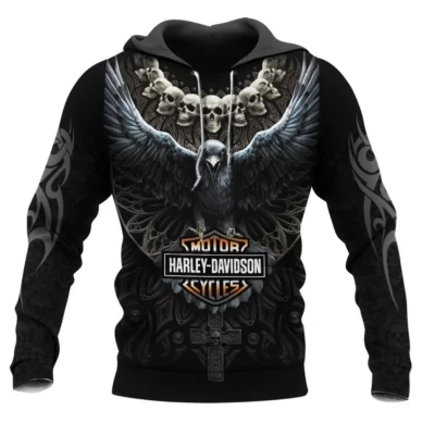 Motorcycle All Over Printed Clothes HD250420 - Normal Hoodie, S