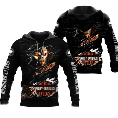 Motorcycle All Over Printed Clothes DH180405 - Normal Hoodie, S