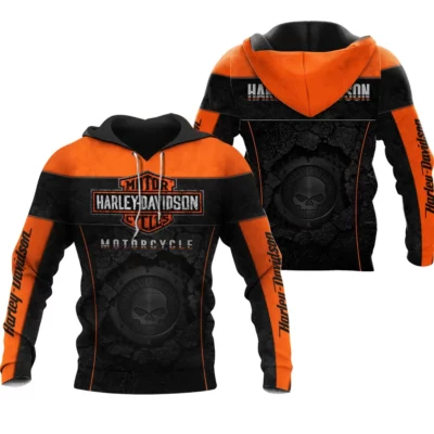 Motorcycle All Over Printed Clothes DH280701 - Normal Hoodie, S